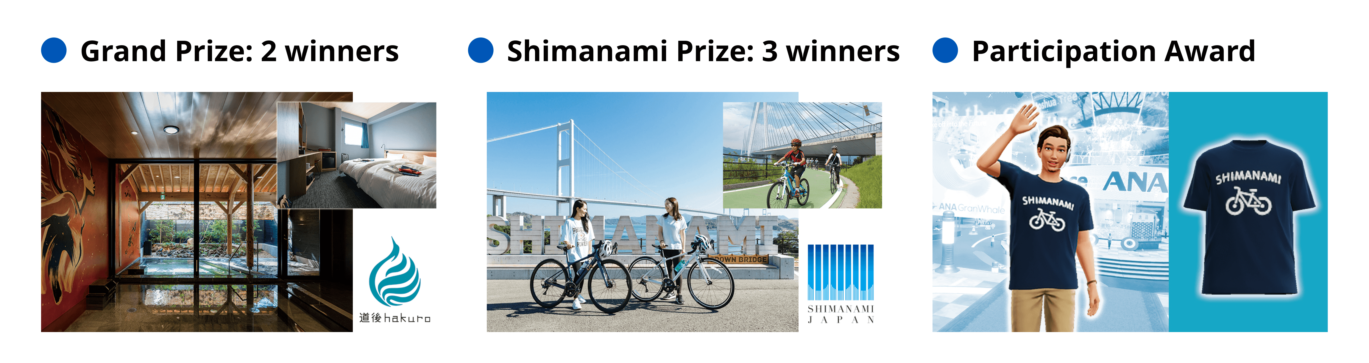 Join the X Posting Campaign in ANA GranWhale, to win Luxurious Prizes by Embarking on the Virtual Trip to Ehime Prefecture’s Shimanami Kaido (Sea Route)!